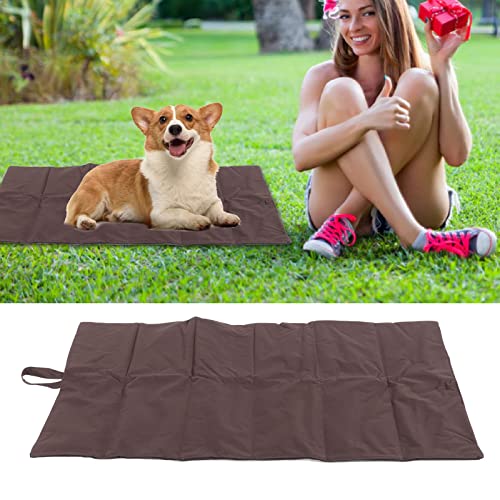 Wnvivi Faltbare Haustiermatte, 106 x 63 cm, tragbare wasserdichte Hunde-Schlafmatte, für drinnen und draußen, Hundebett-Matte für Camping, Reisehütte von Wnvivi