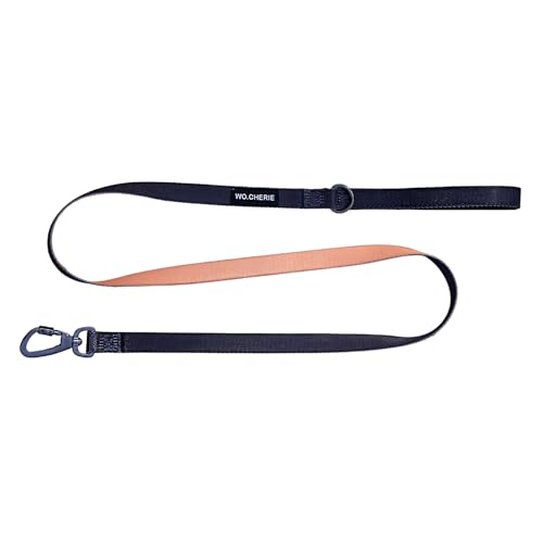 Classic Dog Leash 140 cm (Black/Orange) von Wo.Cherie