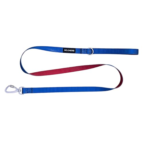 Classic Dog Leash 140 cm (blau/rot) von Wo.Cherie