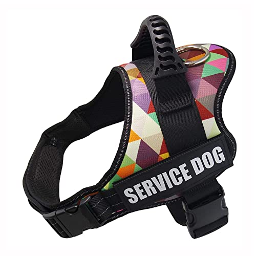 Hundegeschirr Mit Klettverschluss,Anti Zug Atmungsaktiv Brustgeschirr No Pull Sicherheitsgeschirr Reflektierend Dog Harness Einstellbar Weich für Große/Kleine Hunde(Gitter,XS) von Wodondog