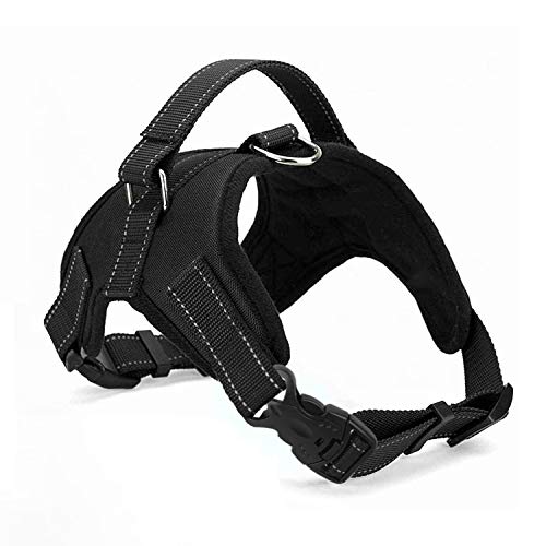 Hundegeschirr Verstellbares Reflektierendes Hundegeschirr Sicherheitsgeschirr für Mittlere Große Hunde Brustgeschirr Dog Harness Weich Gepolstert Atmungsaktiv von Wodondog