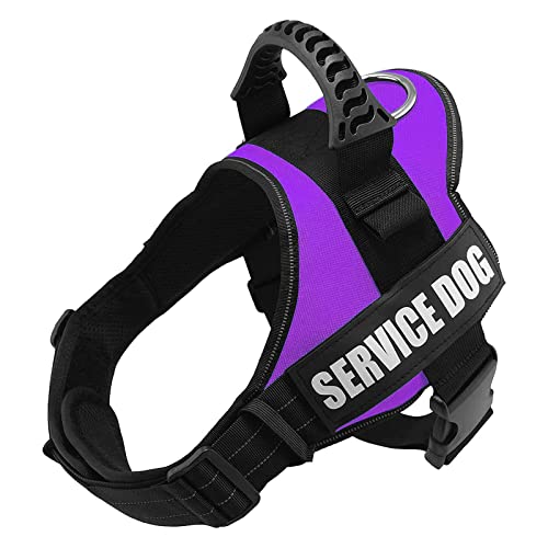 Hundegeschirr für Große Hunde, Welpe Hundegeschirr Anti Zug Atmungsaktiv Brustgeschirr No Pull Sicherheitsgeschirr Reflektierend Dog Harness Einstellbar Weich für Große Mittlere und Kleine Hunde von Wodondog