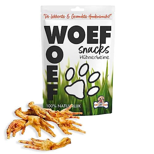 Woef Woef Snacks Hundesnacks Hühnerschenkel - 2.00 KG - Leckereien für Hunde - Belohnungssnack, Behandeln - Huhn - Alle Hunde und jedes Alter ab 3 Monaten - Keine Zusatzstoffe von Woef Woef Snacks