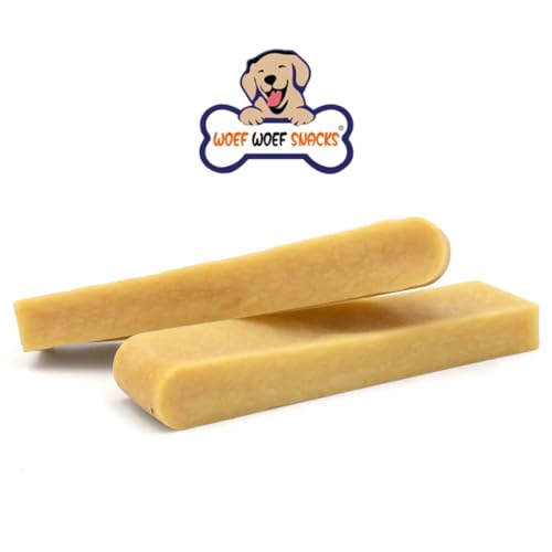 Woef Woef Snacks - Original Yak Cheese Hundesnacks Groß, Kausnack für Hunde, Getreidefrei und Laktosefrei, 100% Natürlich - 1 Riegel von Woef Woef Snacks