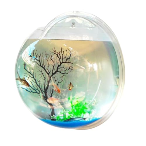 Kreative Hängende Wand Montiert Fisch Schüssel Acryl Wandmontierte Pflanze Topf Hydrokultur Luft Pflanze Blumentopf Mini Aquarium Pflanzer für Wohnkultur von Wokyo