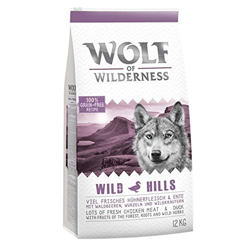 Wolf of Wilderness Adult Wild Hills - Ente- 12 kg von Wolf of Wilderness