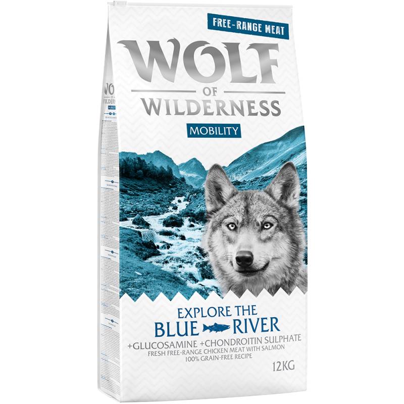 10 € Cyber-Rabatt! 12 kg Wolf of Wilderness  Explore The Blue River Mobility - Freilandhuhn & Lachs von Wolf of Wilderness