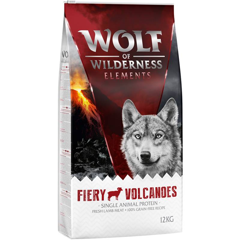 10 € Cyber-Rabatt! 12 kg Wolf of Wilderness  - Fiery Volcanoes - Lamm von Wolf of Wilderness