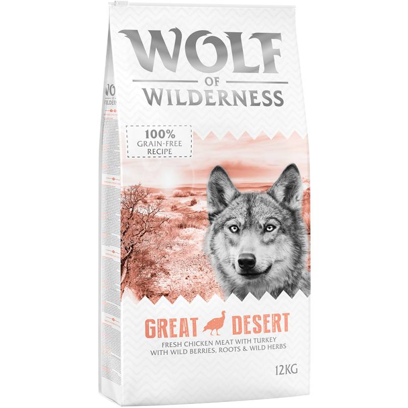 10 € Cyber-Rabatt! 12 kg Wolf of Wilderness  - Great Desert - Pute von Wolf of Wilderness