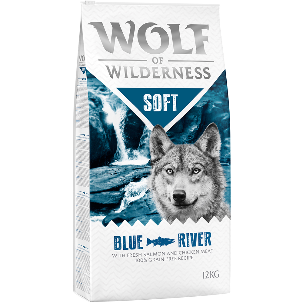 10 € Cyber-Rabatt! 12 kg Wolf of Wilderness  - Soft Blue River - Lachs von Wolf of Wilderness