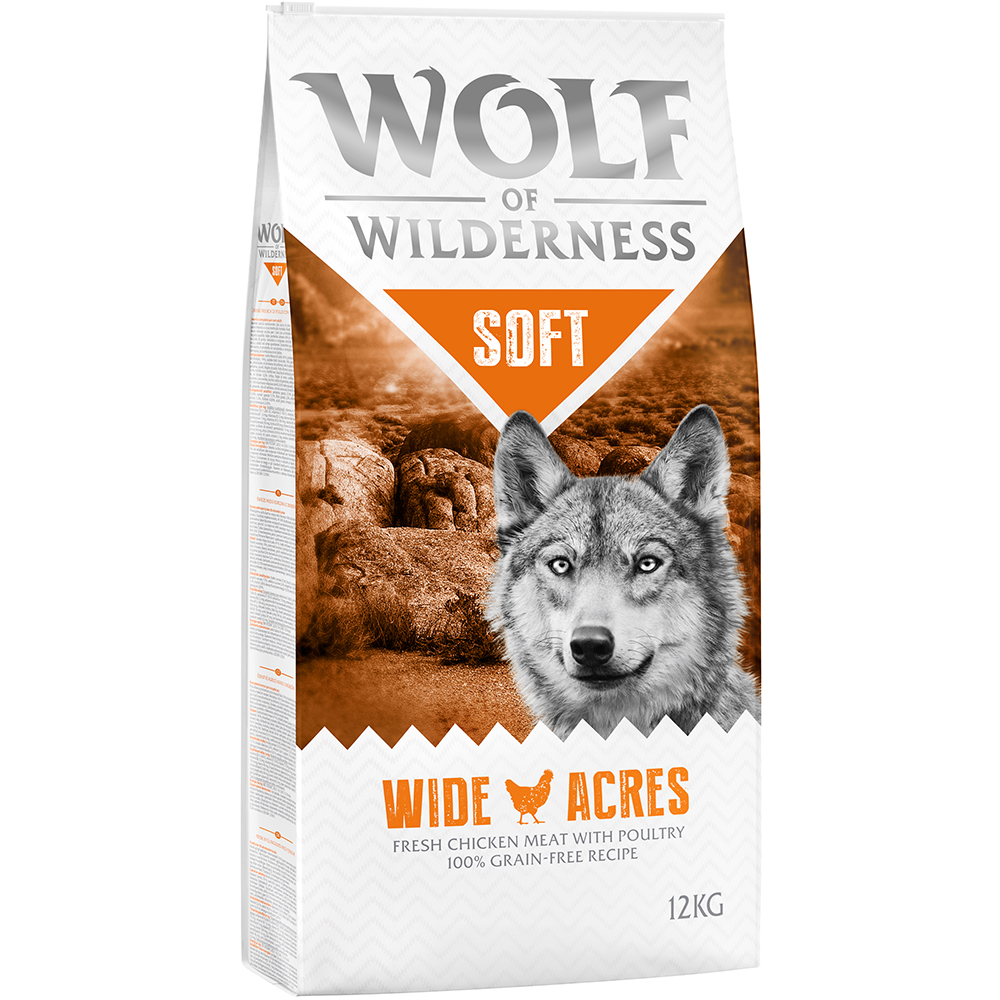 10 € Cyber-Rabatt! 12 kg Wolf of Wilderness  - Soft Wide Acres - Huhn von Wolf of Wilderness