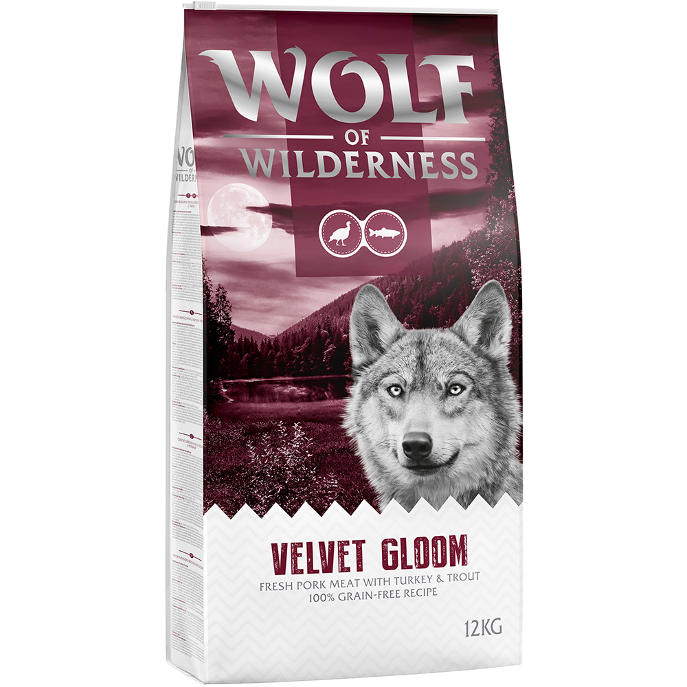 10 € Cyber-Rabatt! 12 kg Wolf of Wilderness  - Velvet Gloom - Truthahn & Forelle von Wolf of Wilderness