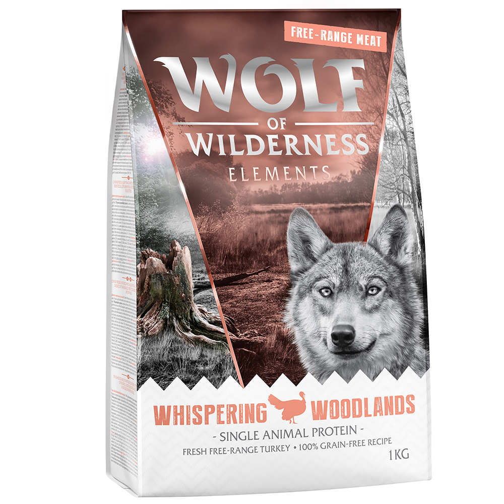 15 % Rabatt auf 1 kg Wolf of Wilderness - Sensitiv "Whispering Woodlands" Freiland-Pute von Wolf of Wilderness