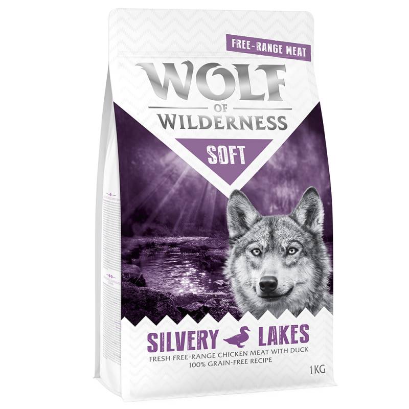 15 % Rabatt auf 1 kg Wolf of Wilderness - "Soft - Silvery Lakes" Freiland-Huhn & Ente von Wolf of Wilderness