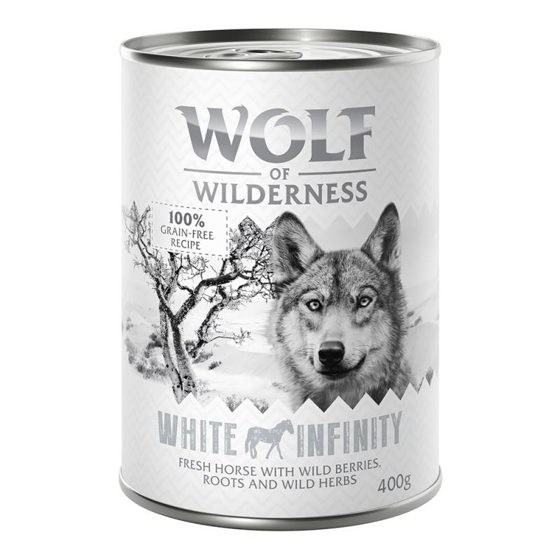 Wolf of Wilderness Adult - Single Protein 6 x 400 g  - White Infinity - Pferd von Wolf of Wilderness