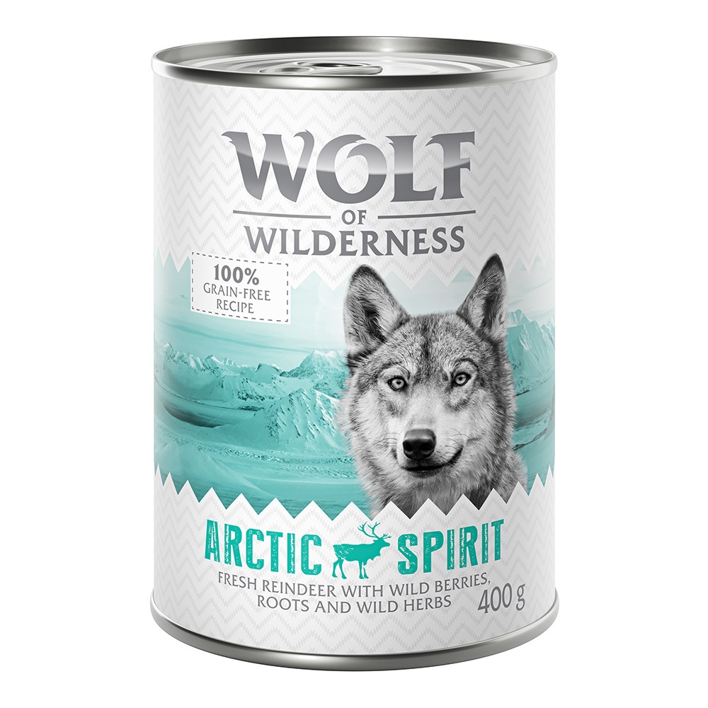 Wolf of Wilderness Adult - Single Protein 6 x 400 g  - Arctic Spirit - Rentier von Wolf of Wilderness