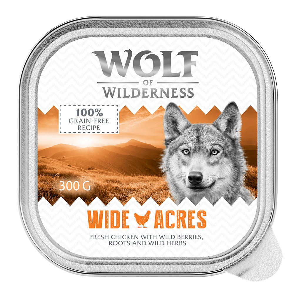 Wolf of Wilderness Adult - Single Protein 6 / 24 x 300 g Schale - 24 x 300 g: Wide Acres - Huhn Wolf of Wilderness Adult - Single Protein 6 / 24 x 300 g Schale - 24 x 300 g: Wide Acres - Huhn von Wolf of Wilderness