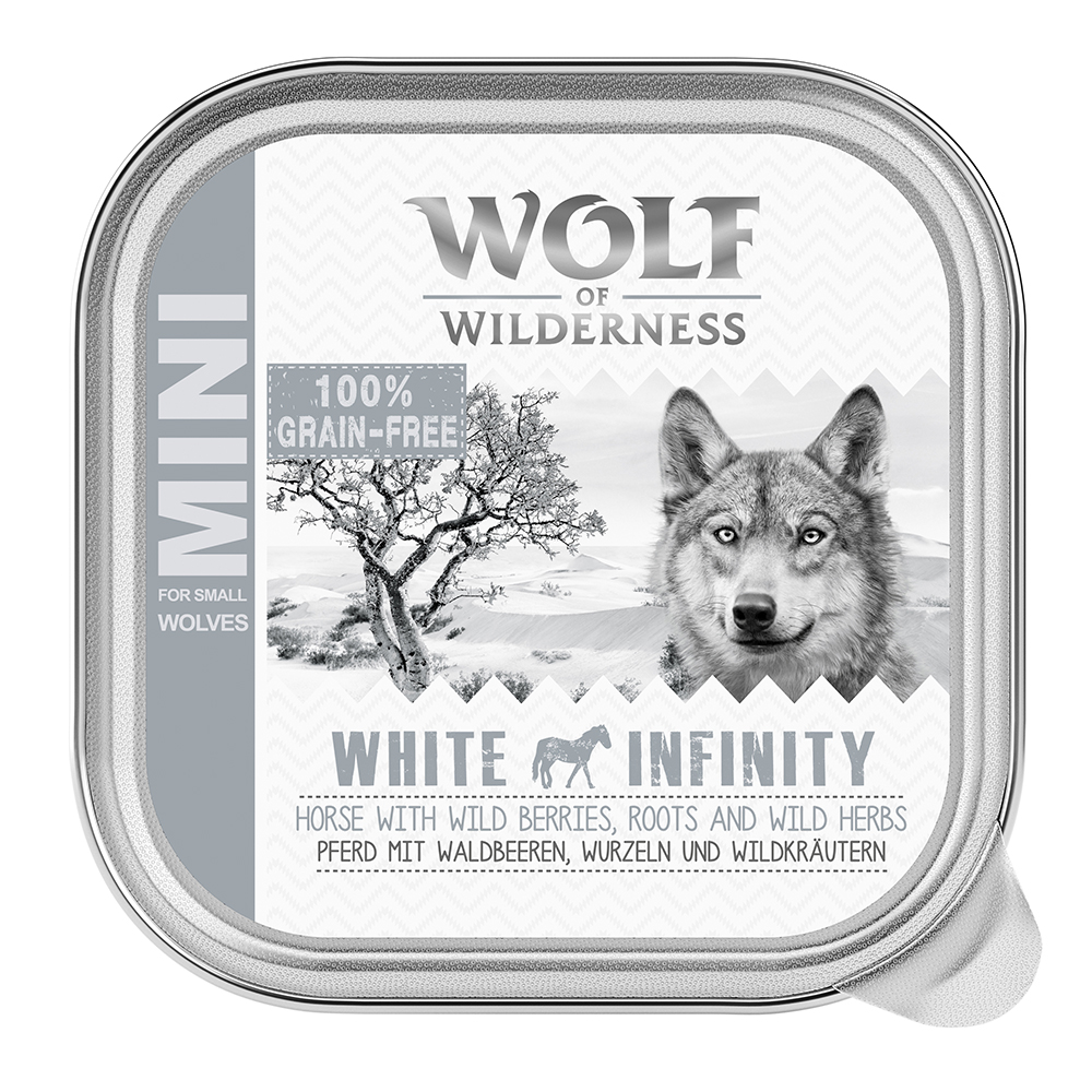 Wolf of Wilderness Adult - Single Protein 6 x 150 g Schale  - White Infinity - Pferd von Wolf of Wilderness