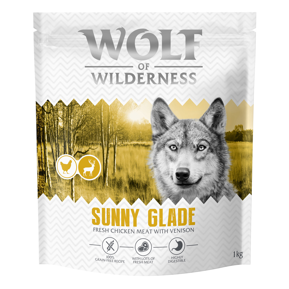Wolf of Wilderness Adult "Sunny Glade" Hirsch - getreidefrei - Sparpaket: 4 x 1 kg neue Rezeptur Wolf of Wilderness Adult "Sunny Glade" Hirsch - getreidefrei - Sparpaket: 4 x 1 kg neue Rezeptur von Wolf of Wilderness