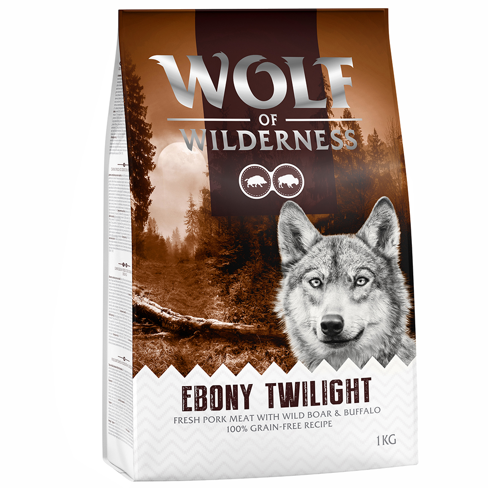 Wolf of Wilderness "Ebony Twilight" Wildschwein & Büffel - getreidefrei - 1 kg Wolf of Wilderness "Ebony Twilight" Wildschwein & Büffel - getreidefrei - 1 kg von Wolf of Wilderness