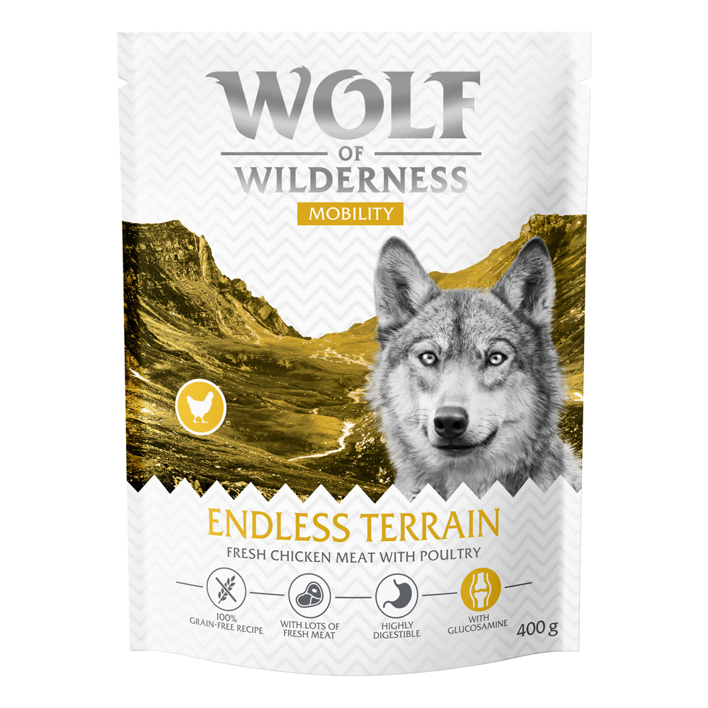 Wolf of Wilderness "Explore The Endless Terrain" Mobility - getreidefrei - 400 g: neue Rezeptur Wolf of Wilderness "Explore The Endless Terrain" Mobility - getreidefrei - 400 g: neue Rezeptur von Wolf of Wilderness