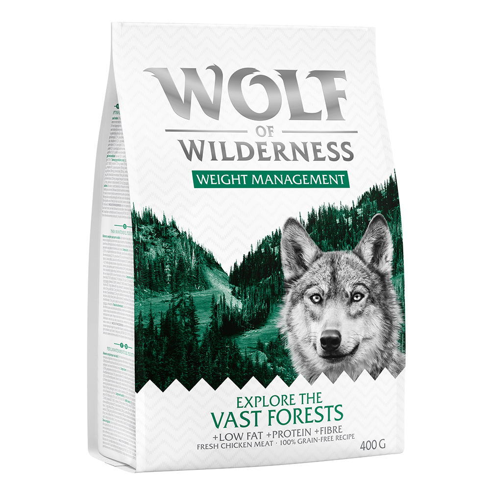 Wolf of Wilderness "Explore The Vast Forests" Weight Management - getreidefrei - 400 g von Wolf of Wilderness