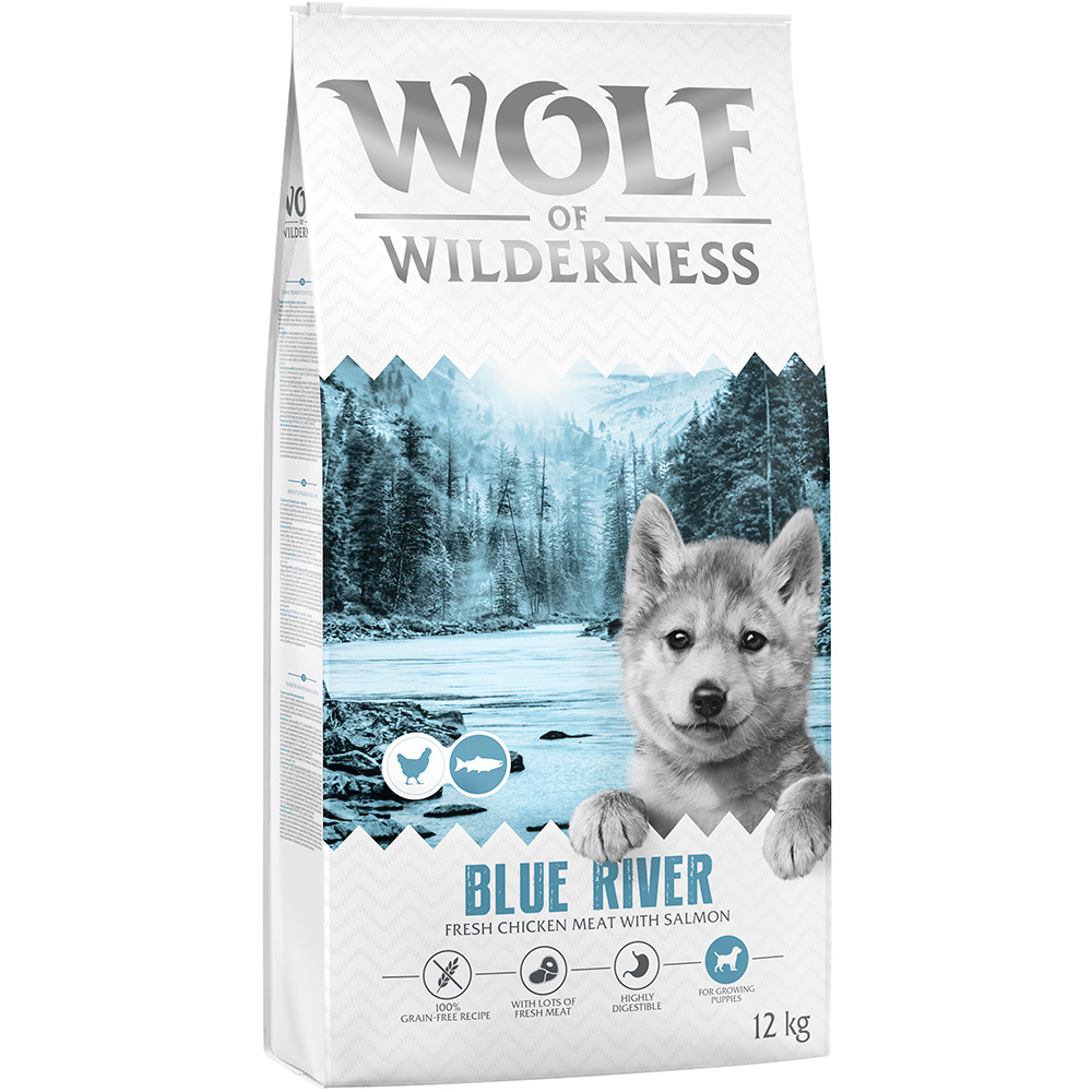 Wolf of Wilderness Junior "Blue River" Lachs - getreidefrei - Sparpaket: 2 x 12 kg Wolf of Wilderness Junior "Blue River" Lachs - getreidefrei - Sparpaket: 2 x 12 kg von Wolf of Wilderness
