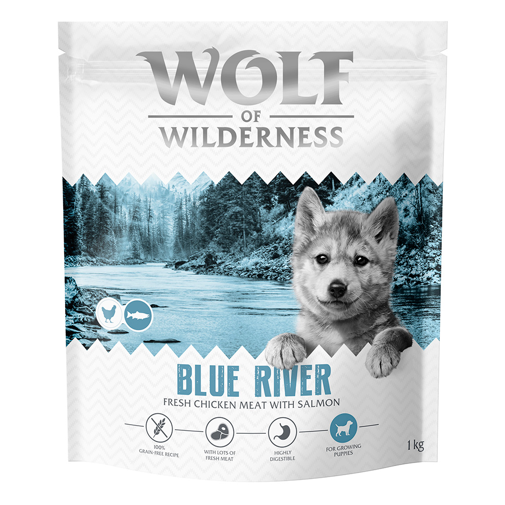 Wolf of Wilderness Junior "Blue River" Lachs - getreidefrei - Sparpaket: 5 x 1 kg Wolf of Wilderness Junior "Blue River" Lachs - getreidefrei - Sparpaket: 5 x 1 kg von Wolf of Wilderness