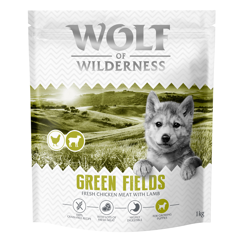 Wolf of Wilderness Junior "Green Fields" Lamm - getreidefrei - 12 kg: neue Rezeptur Wolf of Wilderness Junior "Green Fields" Lamm - getreidefrei - 12 kg: neue Rezeptur von Wolf of Wilderness