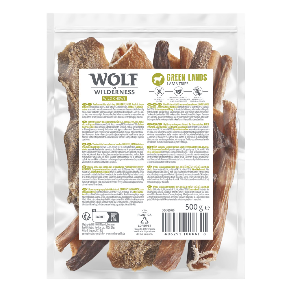 Wolf of Wilderness Lammpansen "Green Lands" - 3 x 500 g Wolf of Wilderness Lammpansen "Green Lands" - 3 x 500 g von Wolf of Wilderness