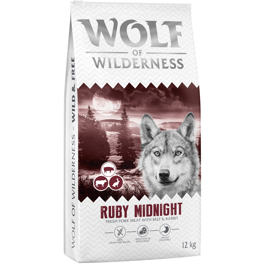 Wolf of Wilderness "Ruby Midnight" Rind & Kaninchen - getreidefrei - Sparpaket: 2 x 12 kg neue Rezeptur Wolf of Wilderness "Ruby Midnight" Rind & Kaninchen - getreidefrei - Sparpaket: 2 x 12 kg neue Rezeptur von Wolf of Wilderness