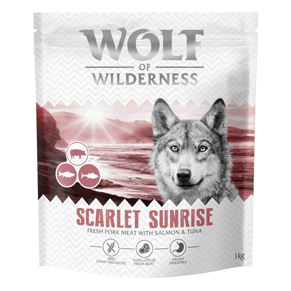 Wolf of Wilderness "Scarlet Sunrise" Lachs & Thunfisch - getreidefrei - 1 kg neue Rezeptur Wolf of Wilderness "Scarlet Sunrise" Lachs & Thunfisch - getreidefrei - 1 kg neue Rezeptur von Wolf of Wilderness
