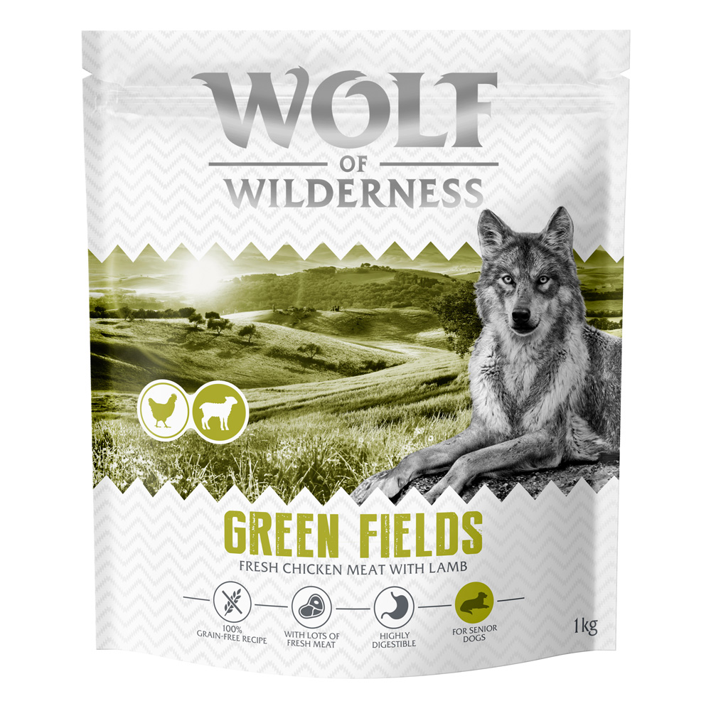 Wolf of Wilderness Senior "Green Fields" Lamm - getreidefrei - 1 kg: neue Rezeptur Wolf of Wilderness Senior "Green Fields" Lamm - getreidefrei - 1 kg: neue Rezeptur von Wolf of Wilderness