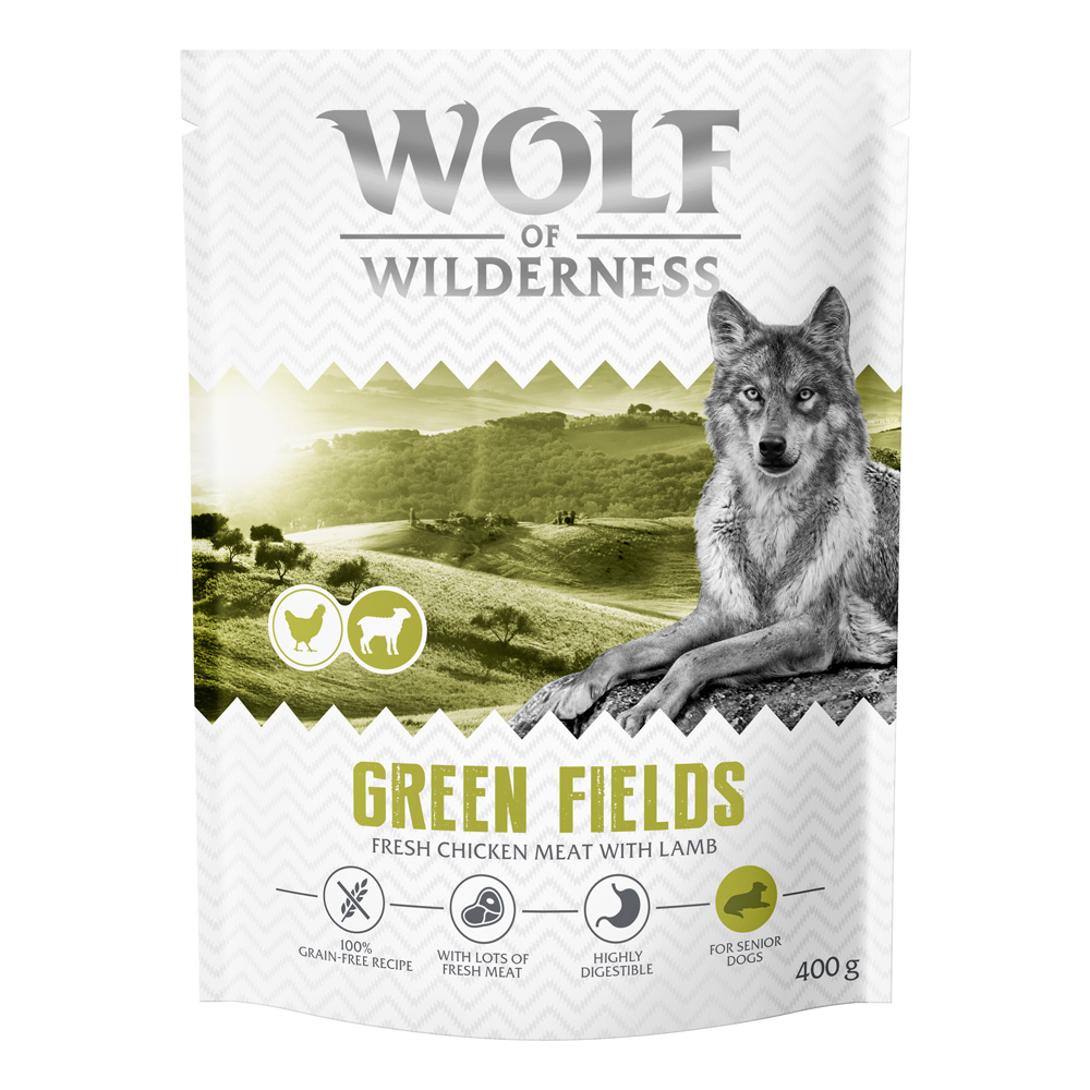 Wolf of Wilderness Senior "Green Fields" Lamm - getreidefrei - 400 g: neue Rezeptur Wolf of Wilderness Senior "Green Fields" Lamm - getreidefrei - 400 g: neue Rezeptur von Wolf of Wilderness
