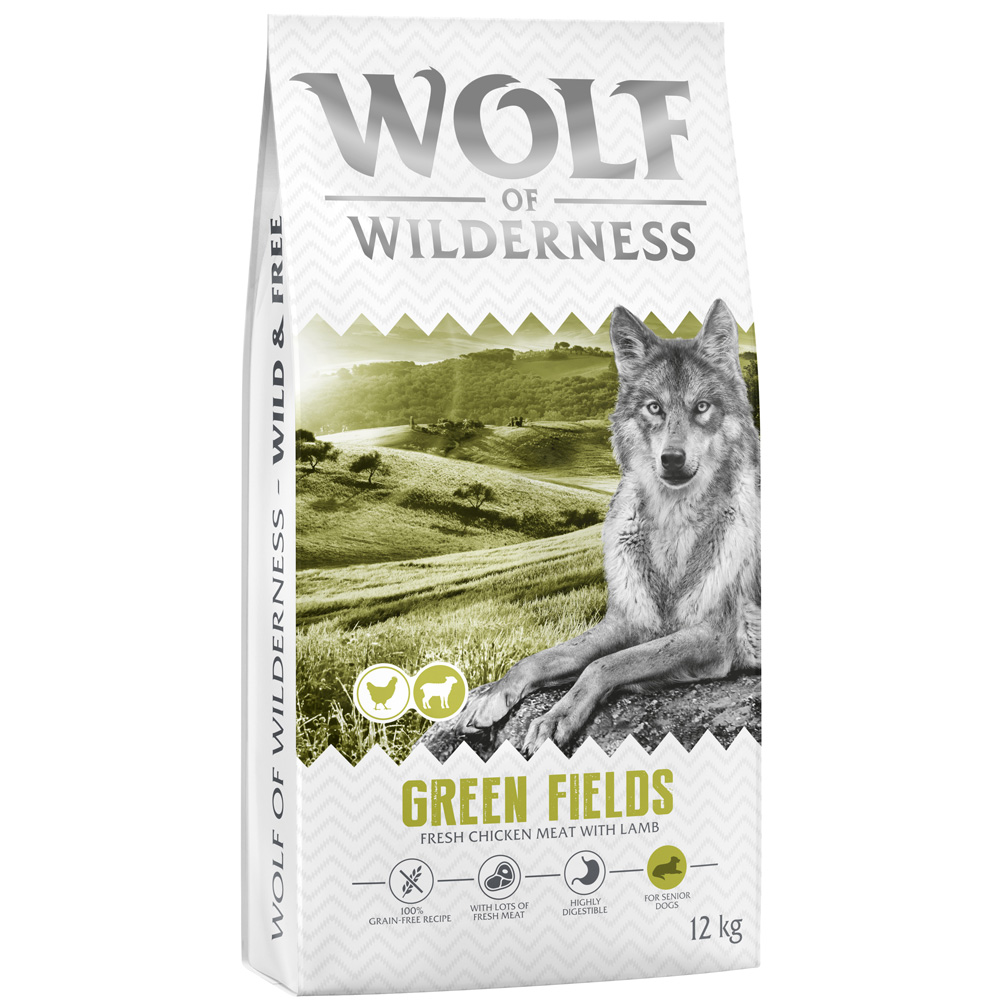 Wolf of Wilderness Senior "Green Fields" Lamm - getreidefrei - Sparpaket: 2 x 12 kg neue Rezeptur Wolf of Wilderness Senior "Green Fields" Lamm - getreidefrei - Sparpaket: 2 x 12 kg neue Rezeptur von Wolf of Wilderness