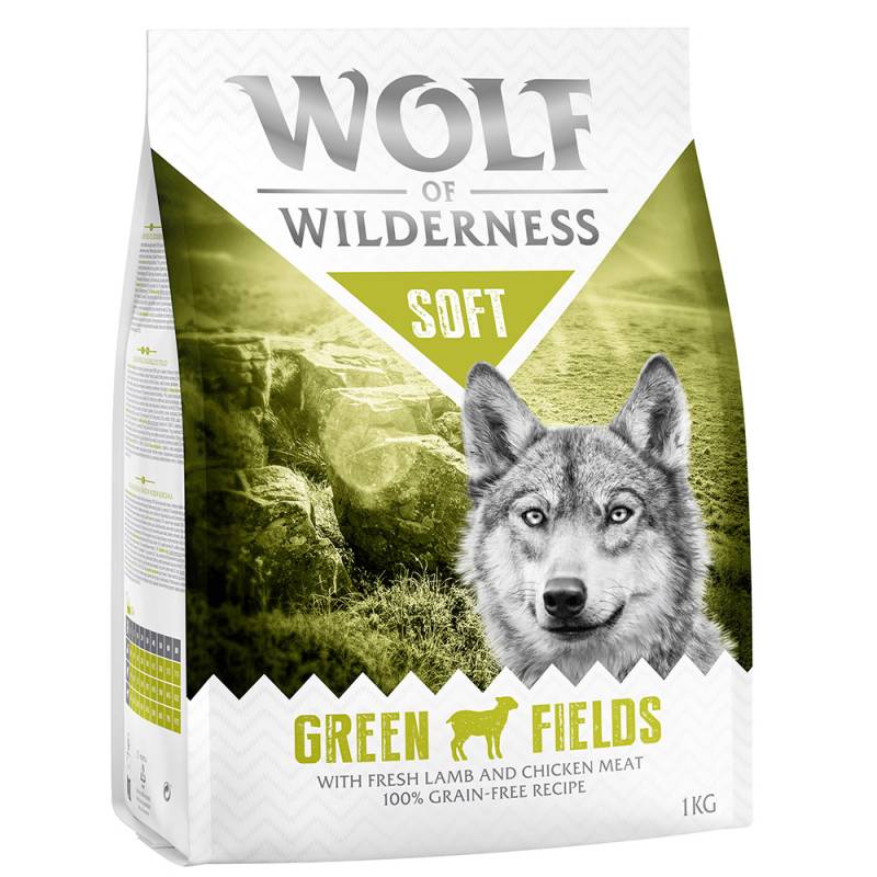 Wolf of Wilderness "Soft - Green Fields" Lamm - getreidefrei - 1 kg von Wolf of Wilderness