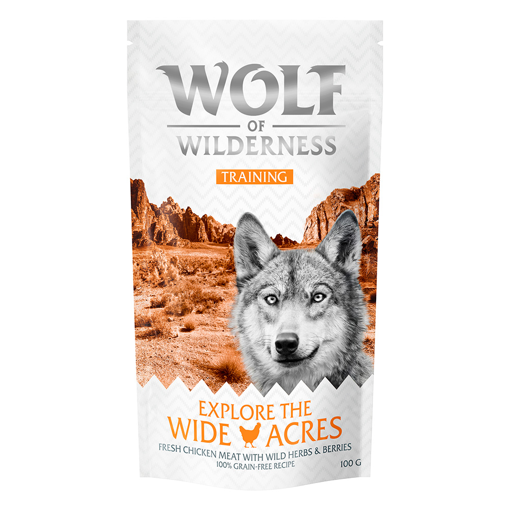 Wolf of Wilderness Training “Explore the Wide Acres” Huhn - 100 g Wolf of Wilderness Training “Explore the Wide Acres” Huhn - 100 g von Wolf of Wilderness