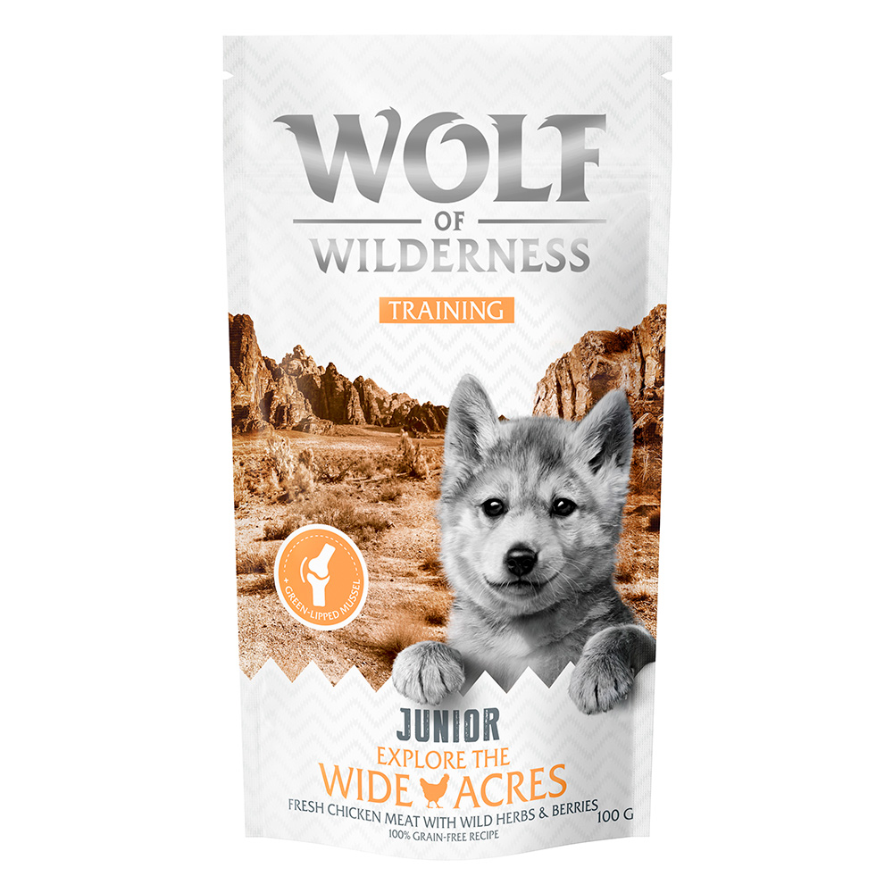 Wolf of Wilderness Training JUNIOR “Explore the Wide Acres” Huhn - 100 g Wolf of Wilderness Training JUNIOR “Explore the Wide Acres” Huhn - 100 g von Wolf of Wilderness