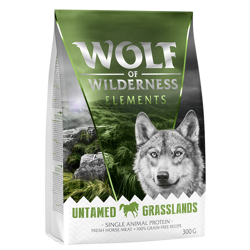 Wolf of Wilderness Sensitiv "Untamed Grasslands" Pferd - getreidefrei - 300 g von Wolf of Wilderness