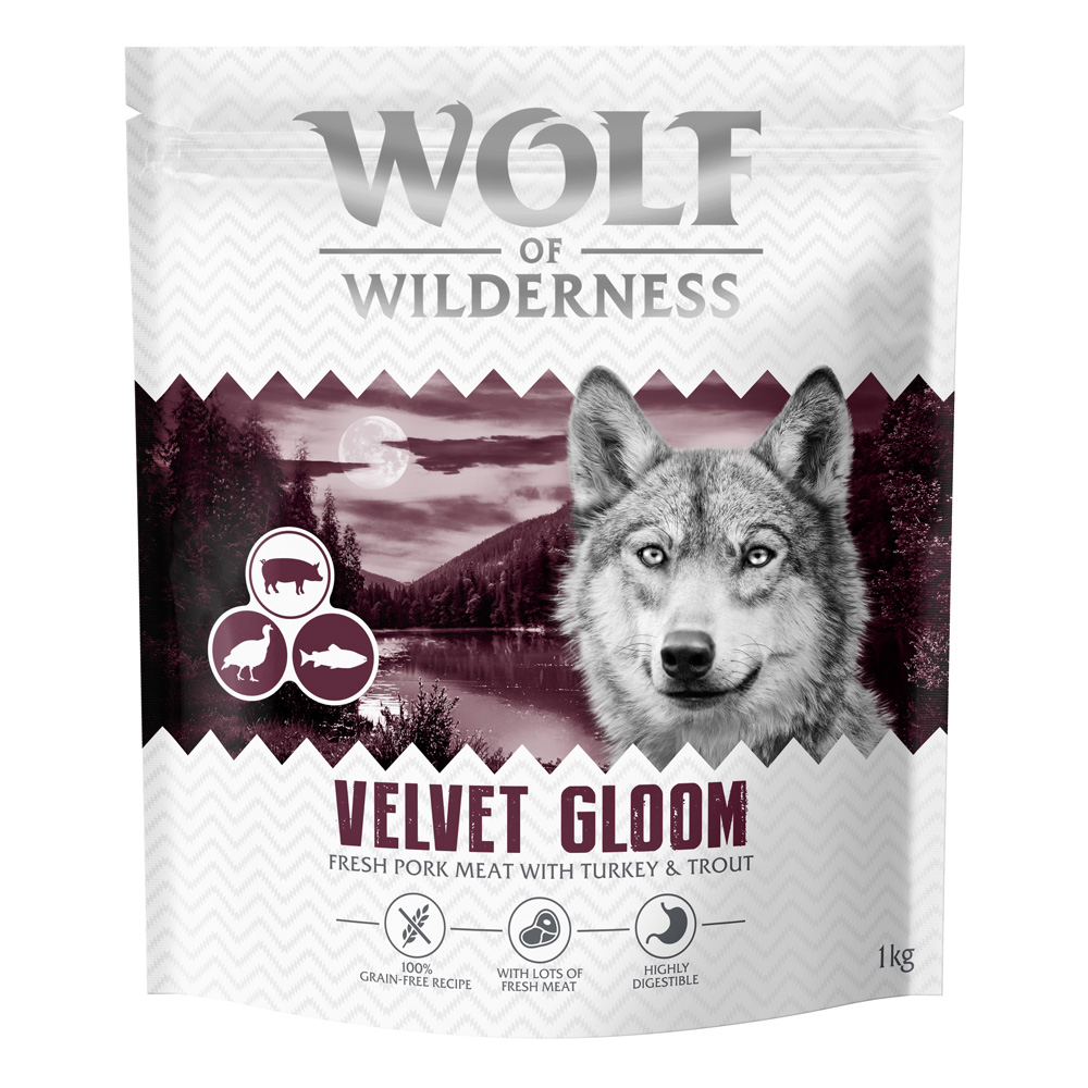 Wolf of Wilderness "Velvet Gloom" Truthahn & Forelle - getreidefrei - 1 kg: neue Rezeptur Wolf of Wilderness "Velvet Gloom" Truthahn & Forelle - getreidefrei - 1 kg: neue Rezeptur von Wolf of Wilderness