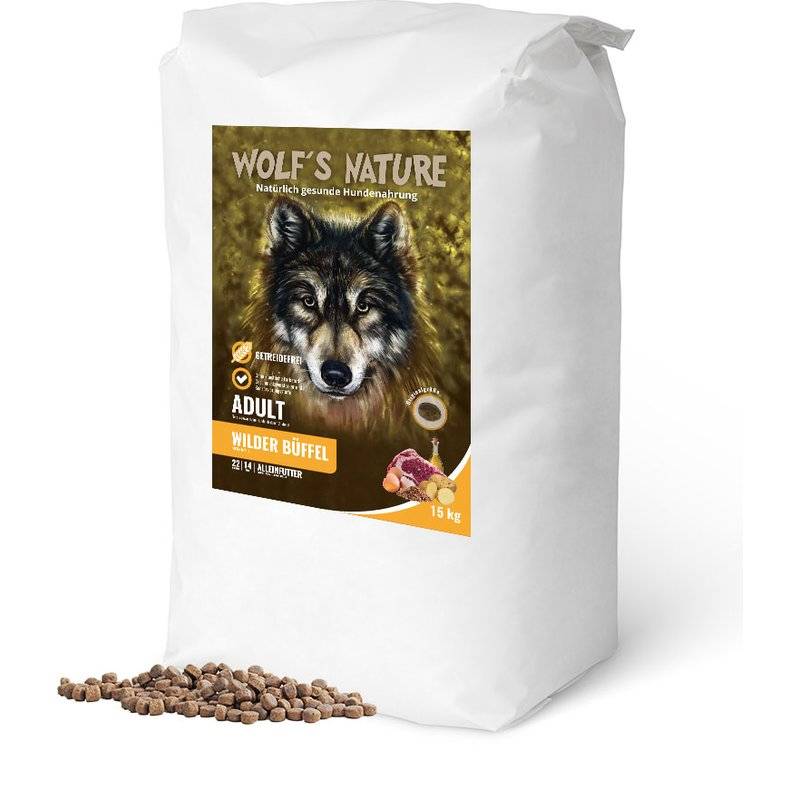 Wolf's Nature Wilder Büffel - 15 kg (5,53 € pro 1 kg) von Wolf's Nature