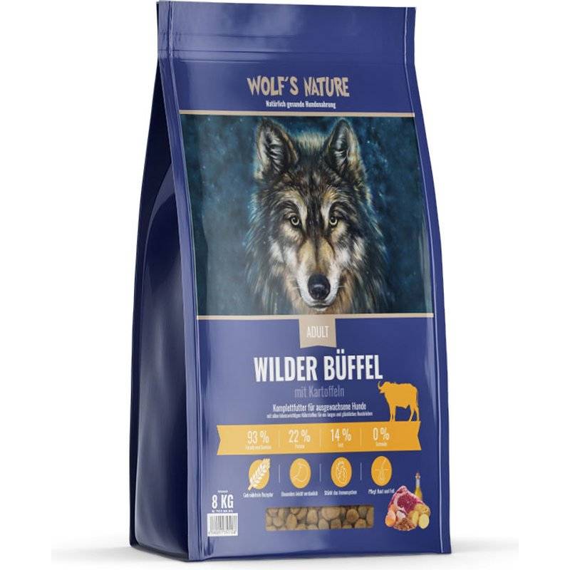 Wolf's Nature Wilder Büffel - 8 kg (6,24 € pro 1 kg) von Wolf's Nature