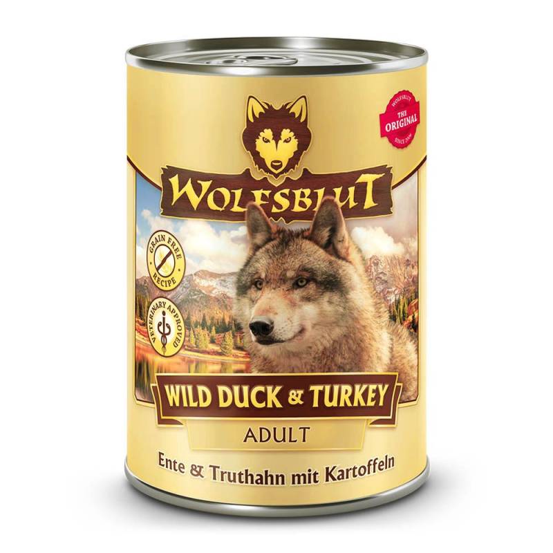 Wolfsblut | Wild Duck & Turkey | Adult | 24 x 395 g von Wolfsblut