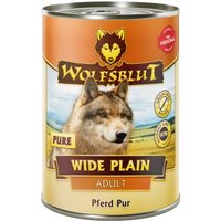 WOLFSBLUT Adult Wide Plain Pure Pferd Pur - 6x395g von Wolfsblut