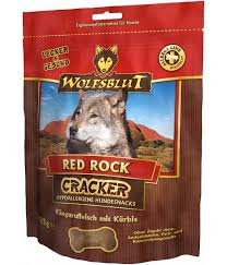 Wolfsblut 4 x 225g Cracker Red Rock getreidefreie Hundekekse mit 50% Kängurufleisch 225g von Wolfsblut