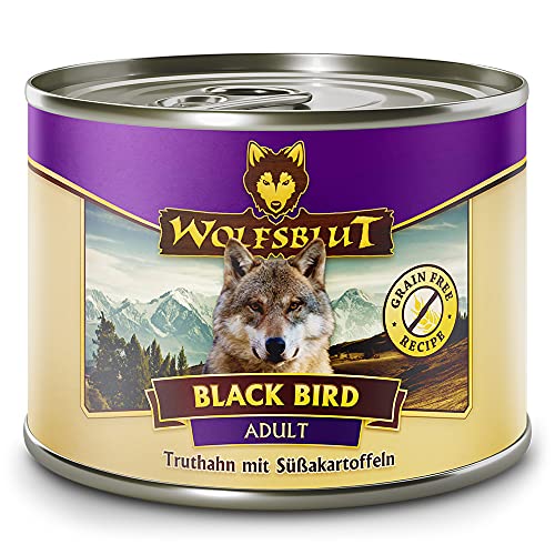 Wolfsblut Adult Black Bird - Truthahn mit Süßkartoffeln 6 x 200 g von Wolfsblut