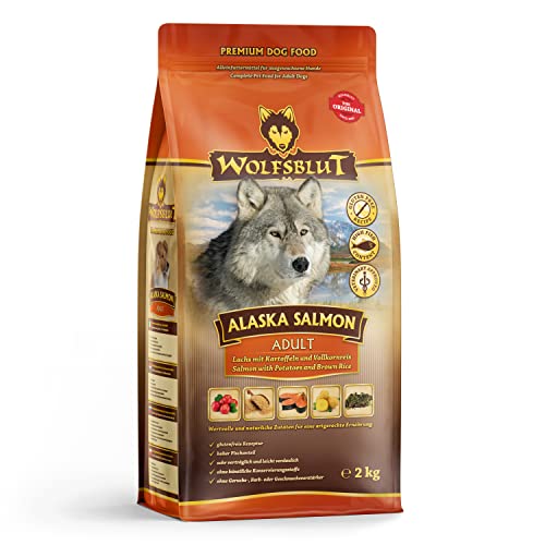 Wolfsblut - Alaska Salmon - 2 kg - Lachs - Trockenfutter - Hundefutter - Getreidefrei von Wolfsblut