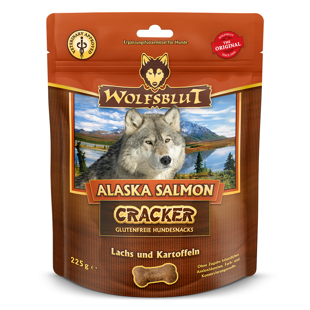 Wolfsblut | Alaska Salmon | Cracker | 6 x 225 g von Wolfsblut