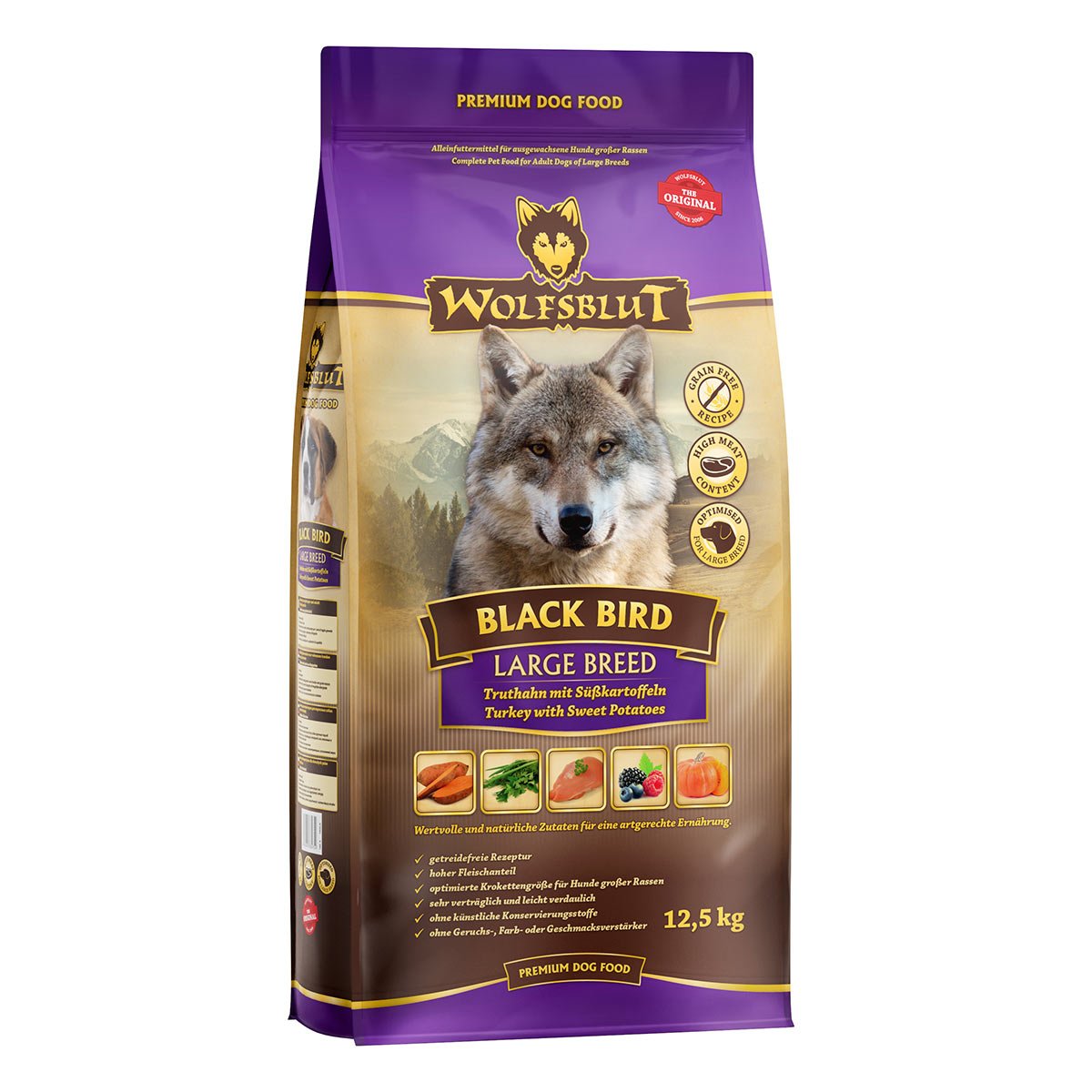 Wolfsblut Black Bird Large Breed 2x12,5kg von Wolfsblut