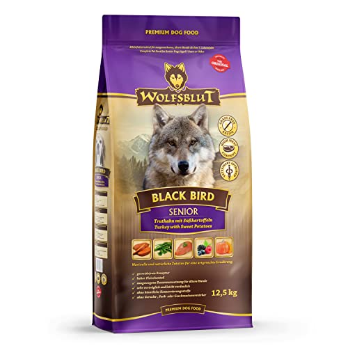 Wolfsblut - Black Bird Senior - 12,5 kg - Truthahn - Trockenfutter - Hundefutter - Getreidefrei von Wolfsblut